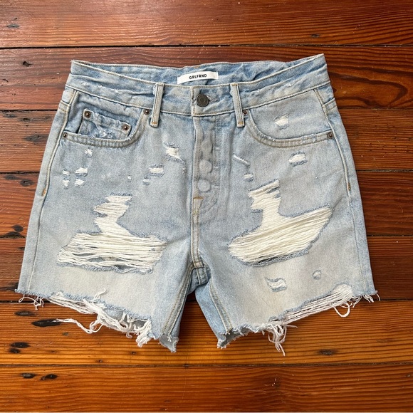 NWT GRLFRND Jourdan jean shorts in Why Me 23 - Picture 3 of 8